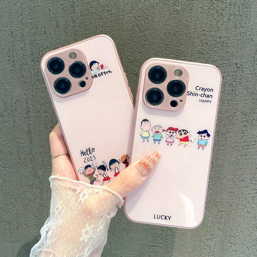 适用玻璃壳苹果iPhone/华为荣耀/OPPO/VIVO/小米手机壳14/13个性