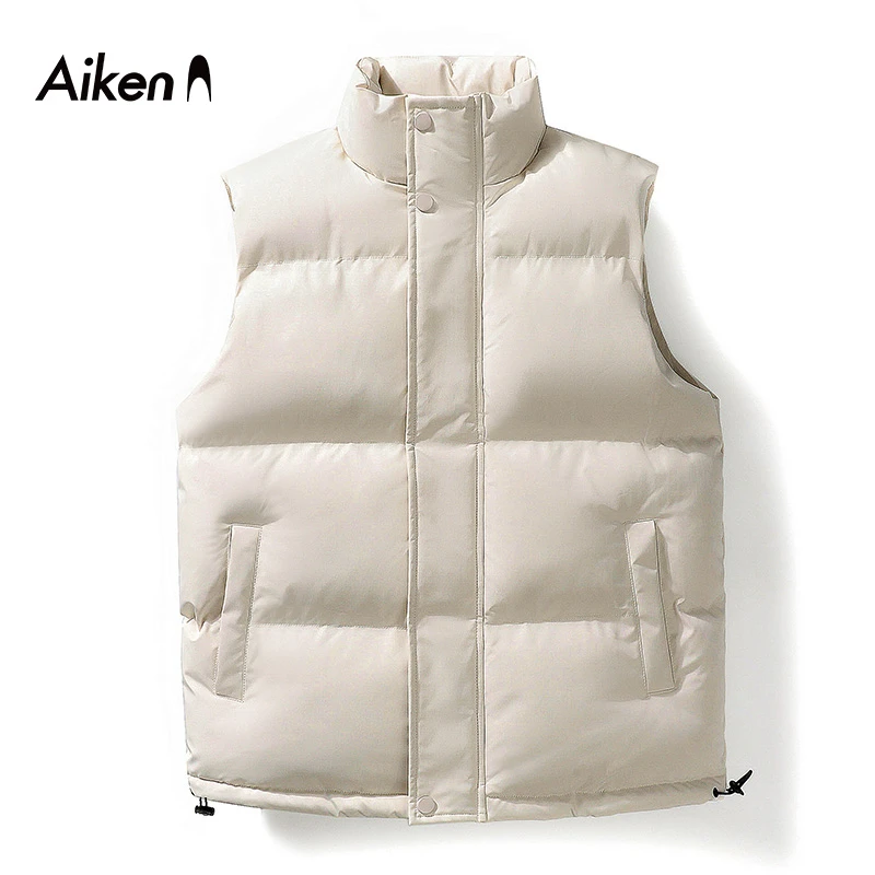 AIKEN爱肯情侣款棉马甲棉服无袖保暖立领138424115203 AKHH001