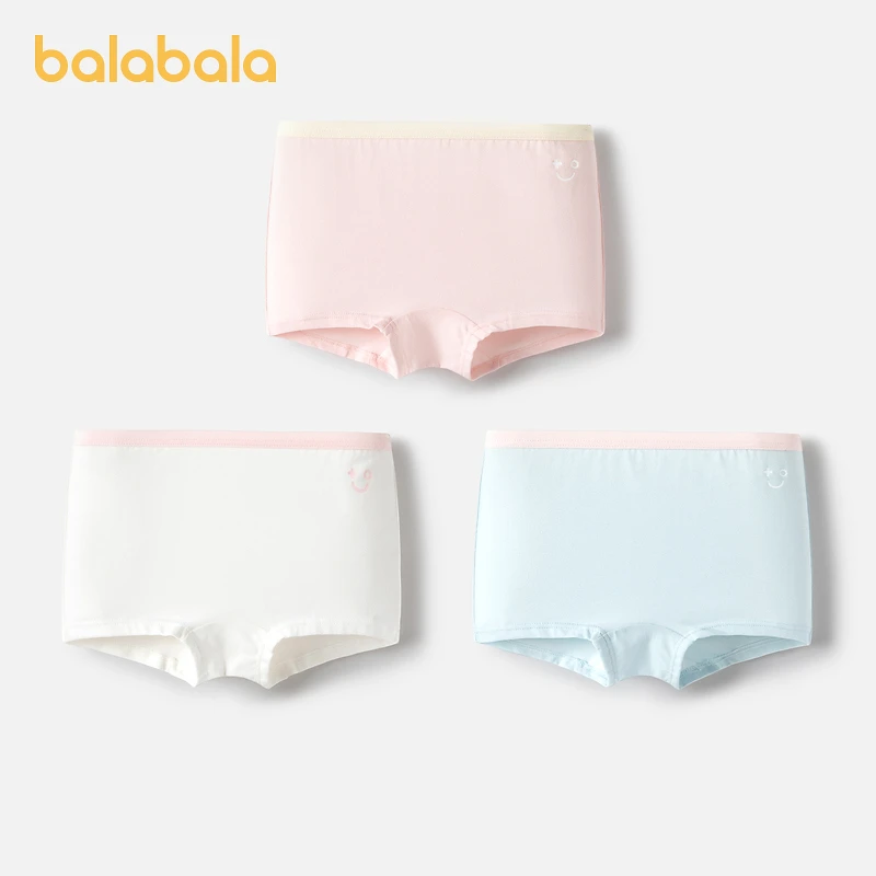 巴拉巴拉女童内裤棉平角儿童三角短裤小童宝宝萌208924170024
