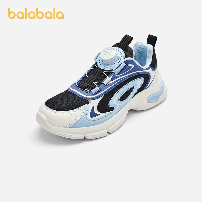 巴拉巴拉童鞋儿童运动鞋男童女童老爹鞋2025新款旋转扣鞋子拜年鞋