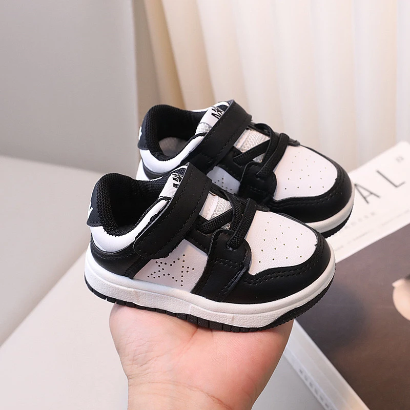 儿童板鞋运动鞋男女宝宝学步鞋婴儿鞋春秋款韩版男宝宝星星板鞋