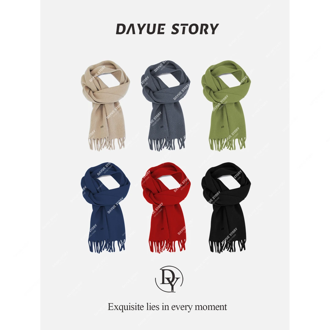 DAYUE【遇见美好】100羊毛仿佛整个人都被温柔包裹~韩版针织厚围巾