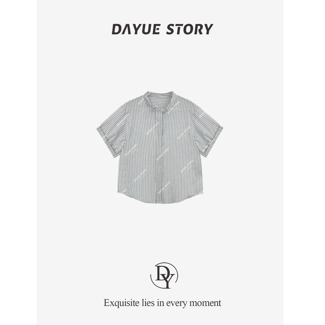 DAYUE【西西里】特价款no退no换!无压力剪裁~夏季百搭条纹小衫