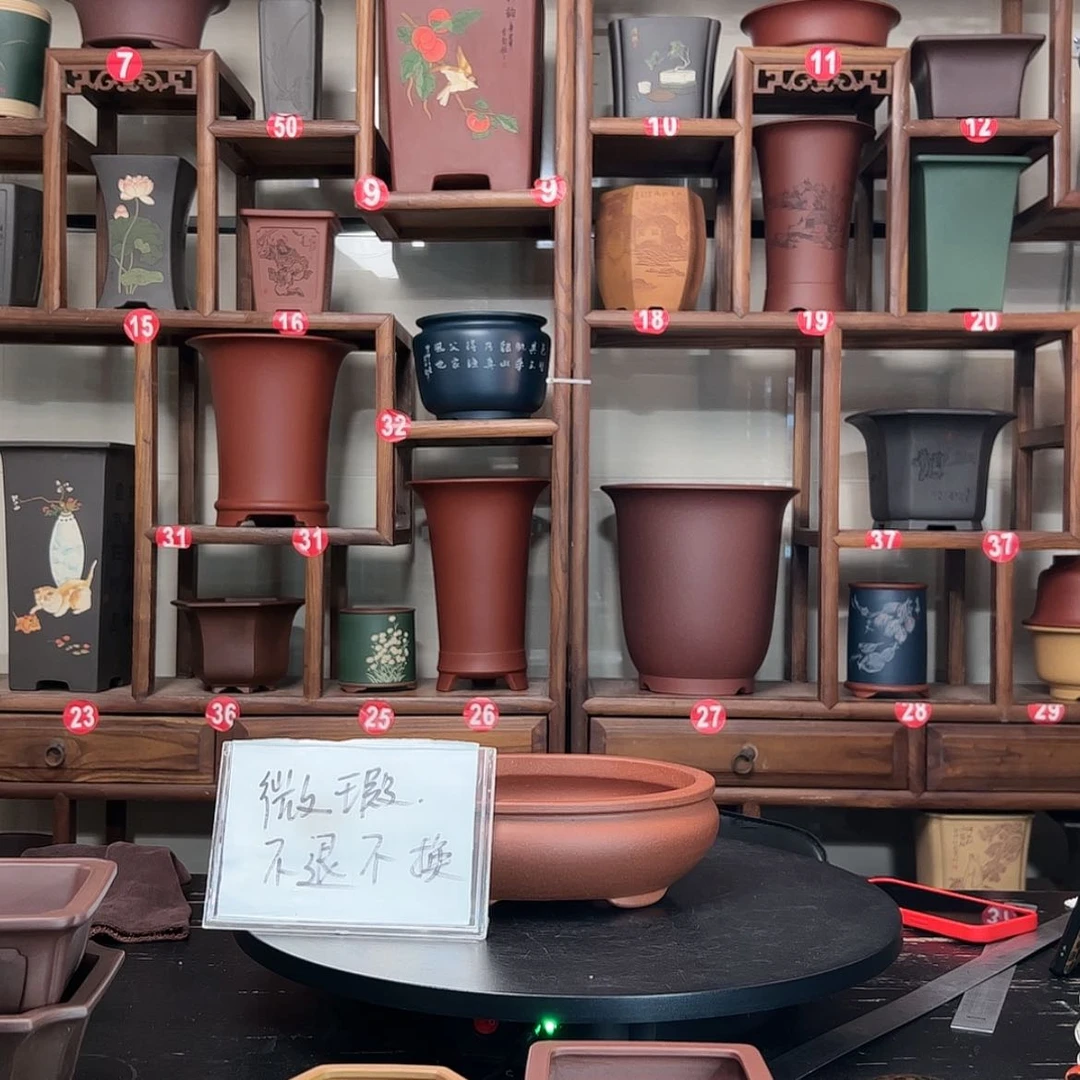 【闪购商品】紫砂花盆今***你