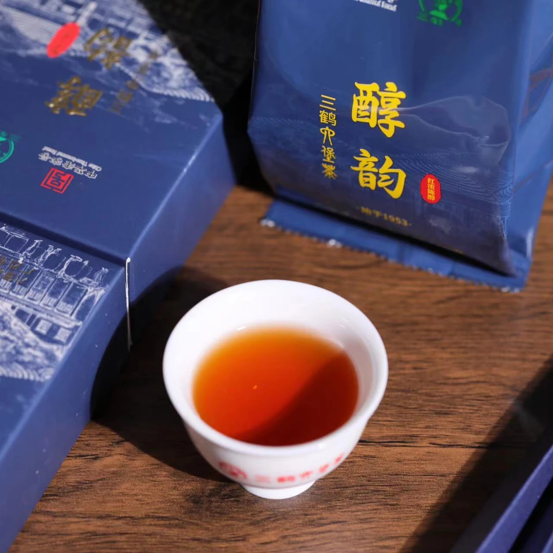 【三鹤】醇韵2024（陈香）2021年陈特级茶100g