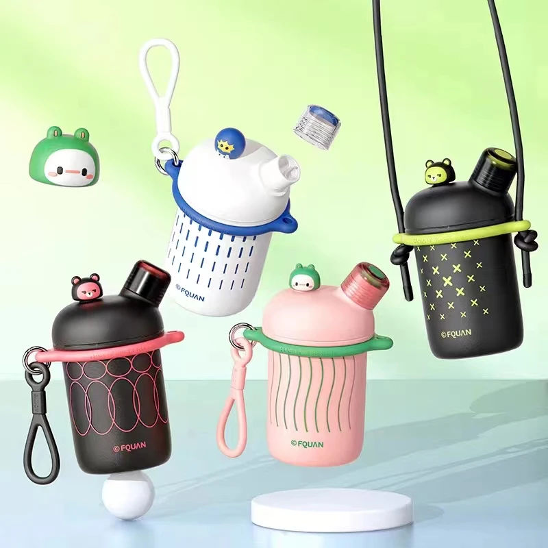 简约创意学生316不锈钢保温杯带茶仓吸管杯520ml