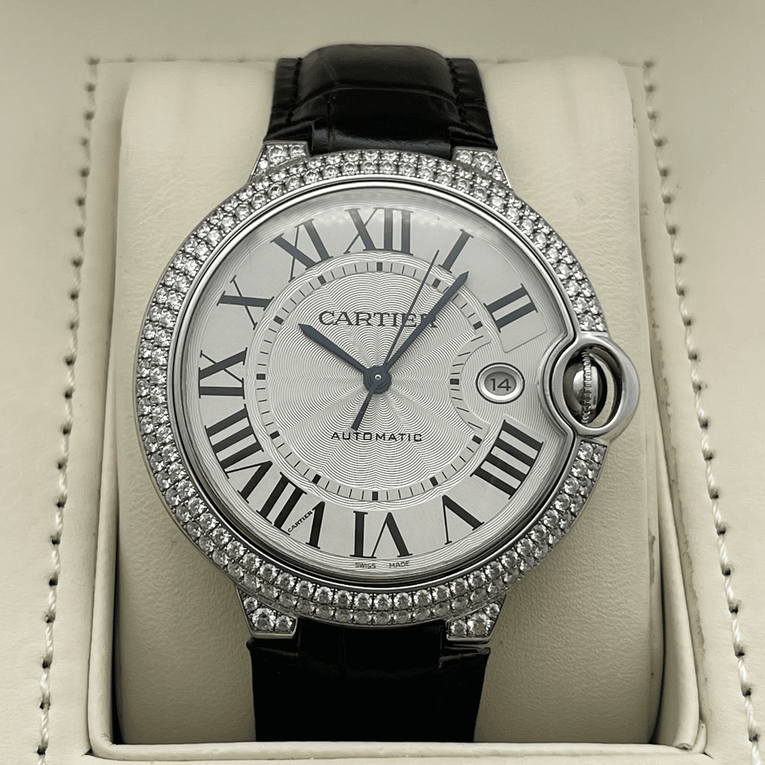 95新 Cartier/卡地亚 蓝气球/A82593/自动机械/42mm/工价54000