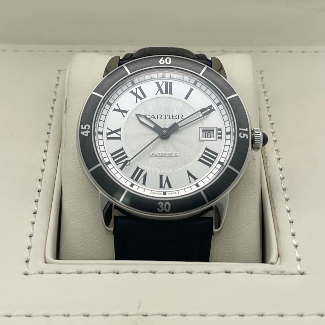 95新 Cartier/卡地亚 伦敦/A82610/自动机械/42mm/工价38500元