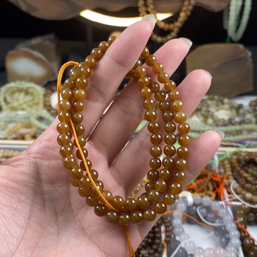 【闪购商品】和田玉（糖玉）手链未镶嵌蕭*