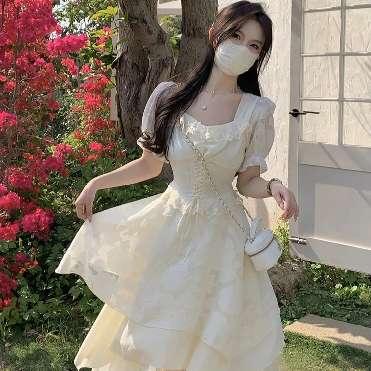 A631-640甜美辣妹春夏款连衣裙小个子时尚女装（直播间下单）