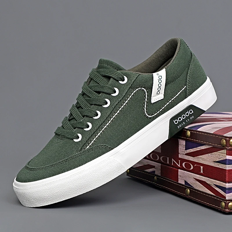 运动帆布鞋春夏新款痞帅透气低帮板鞋软底布鞋正宗帆布鞋男男款