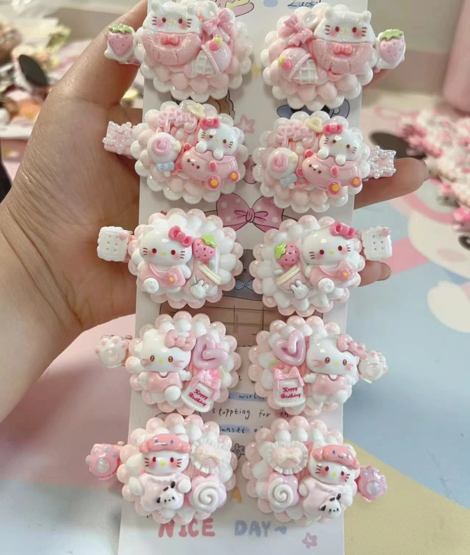 奶油胶发饰diy自选定制