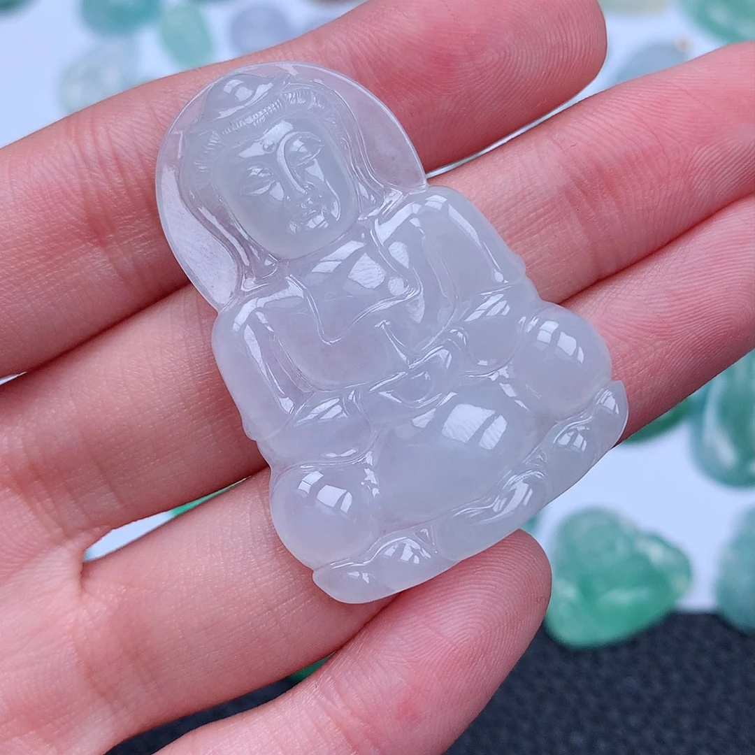 翡翠颈饰未镶嵌天然翡翠
