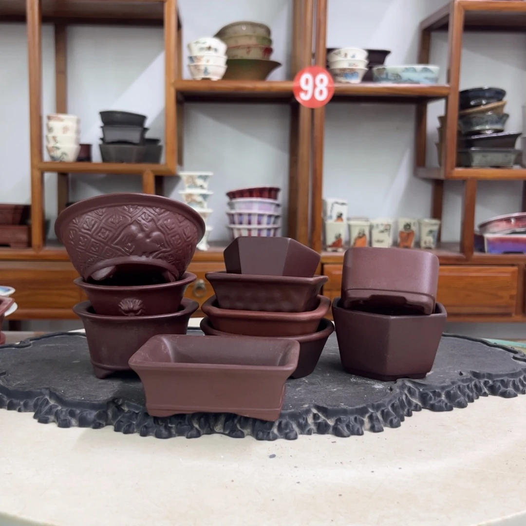 紫砂花盆瑕疵10。。。。