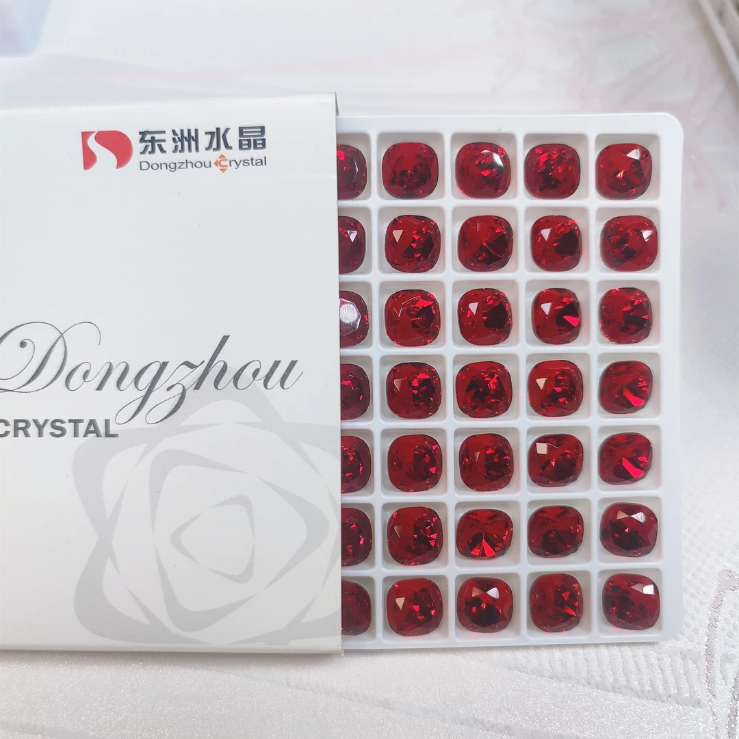 东洲水晶斯嘉丽红深红【红色系】美甲钻饰品配件DIY饰品 满20包邮