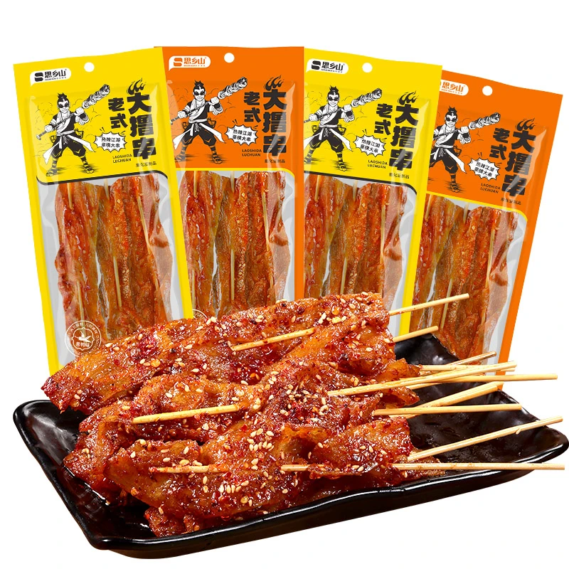 老式大撸串校园怀旧零食网红辣条解馋小零食8090经典怀旧麻辣L