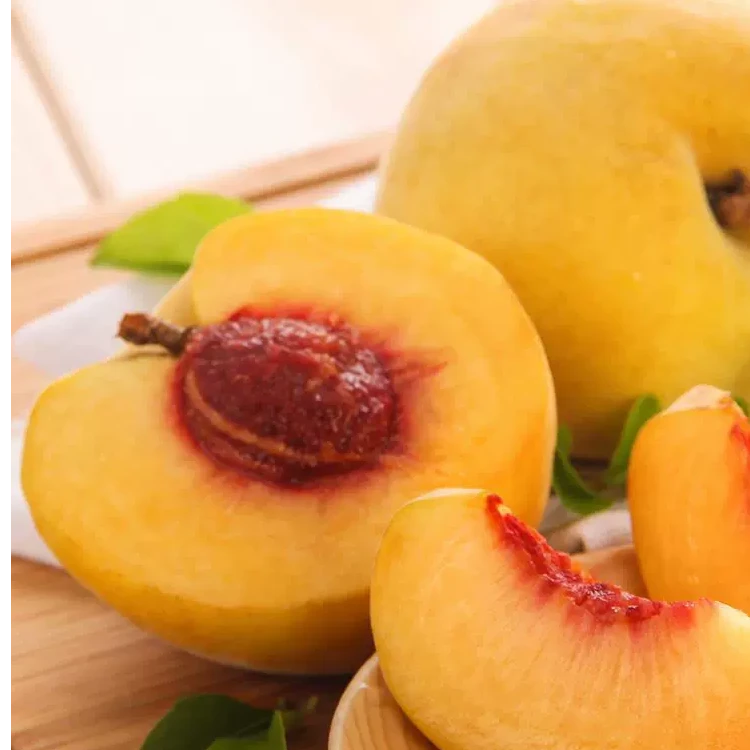 2024山东沂源黄桃新鲜水果桃子蜜桃黄毛桃4.5斤大蜜桃桃水蜜