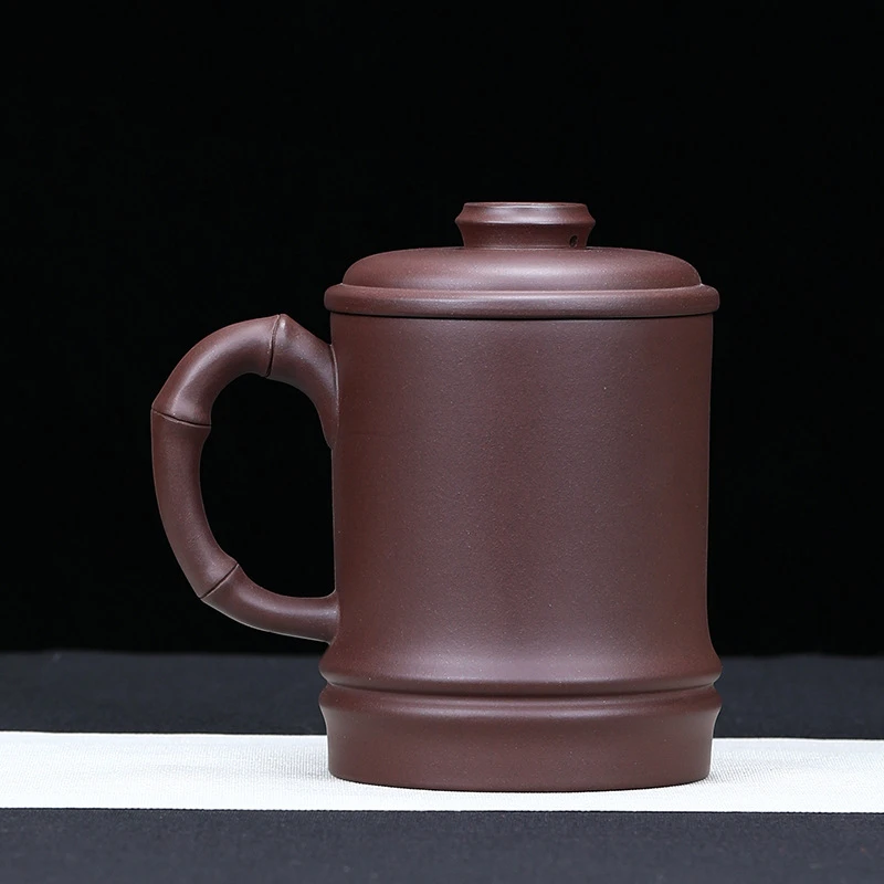 宜兴紫砂杯圆段大杯子大容量960毫升好杯泡茶办公室长辈家用新品