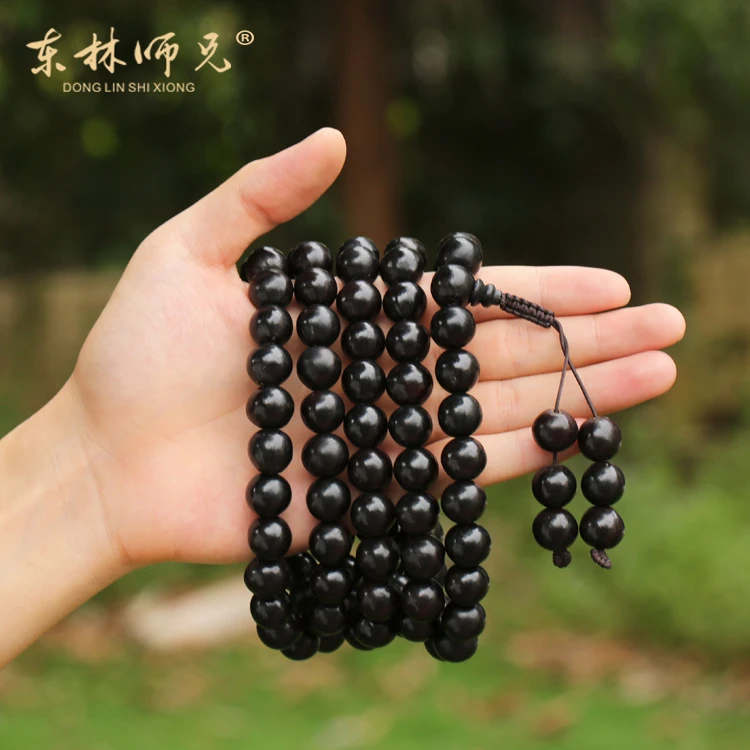 东林师兄百年野生 精选无患子 木患子108颗念珠 天然菩提子手串