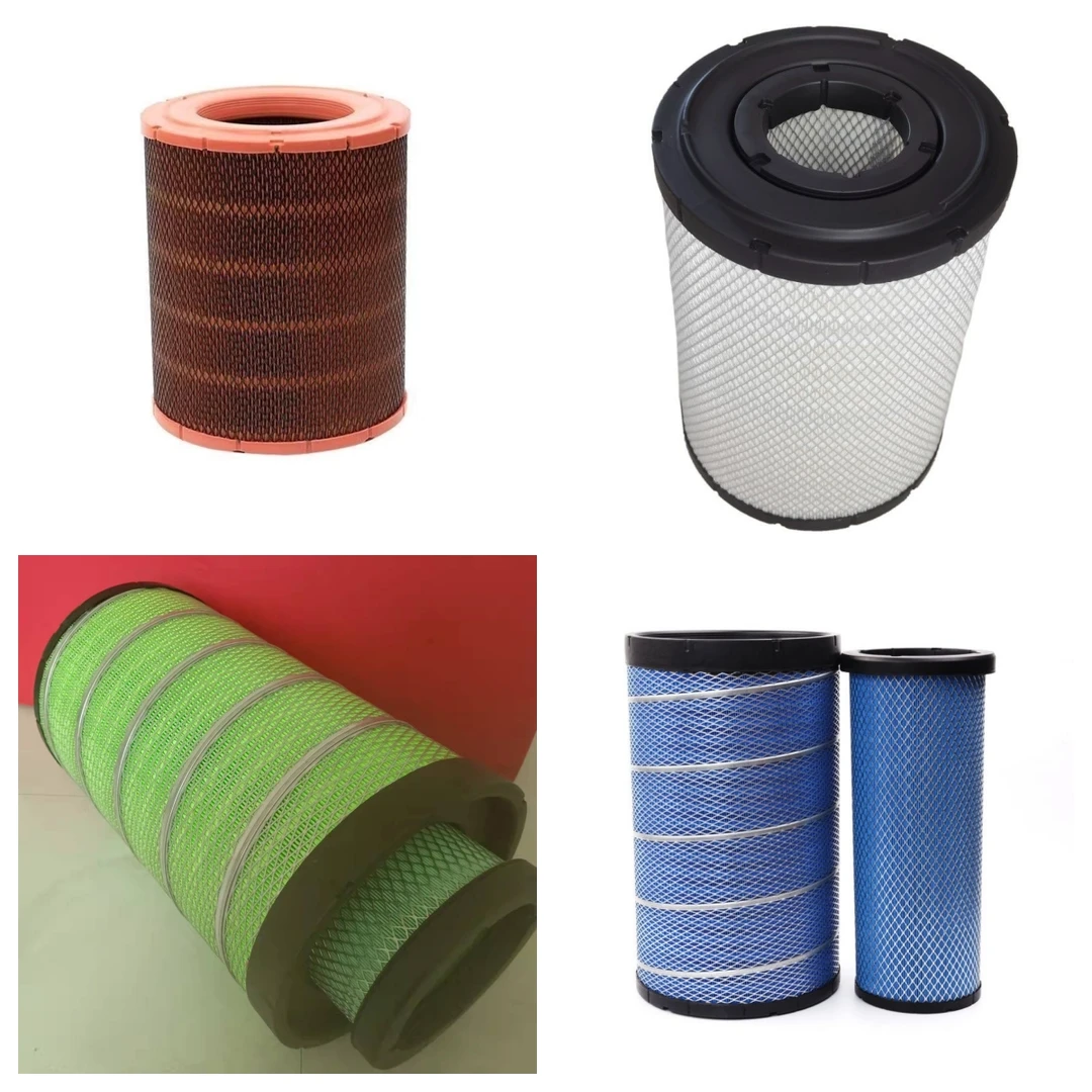 适配中国重汽福田欧曼豪沃陕汽德龙各种重卡轻卡货车PU空气滤清器