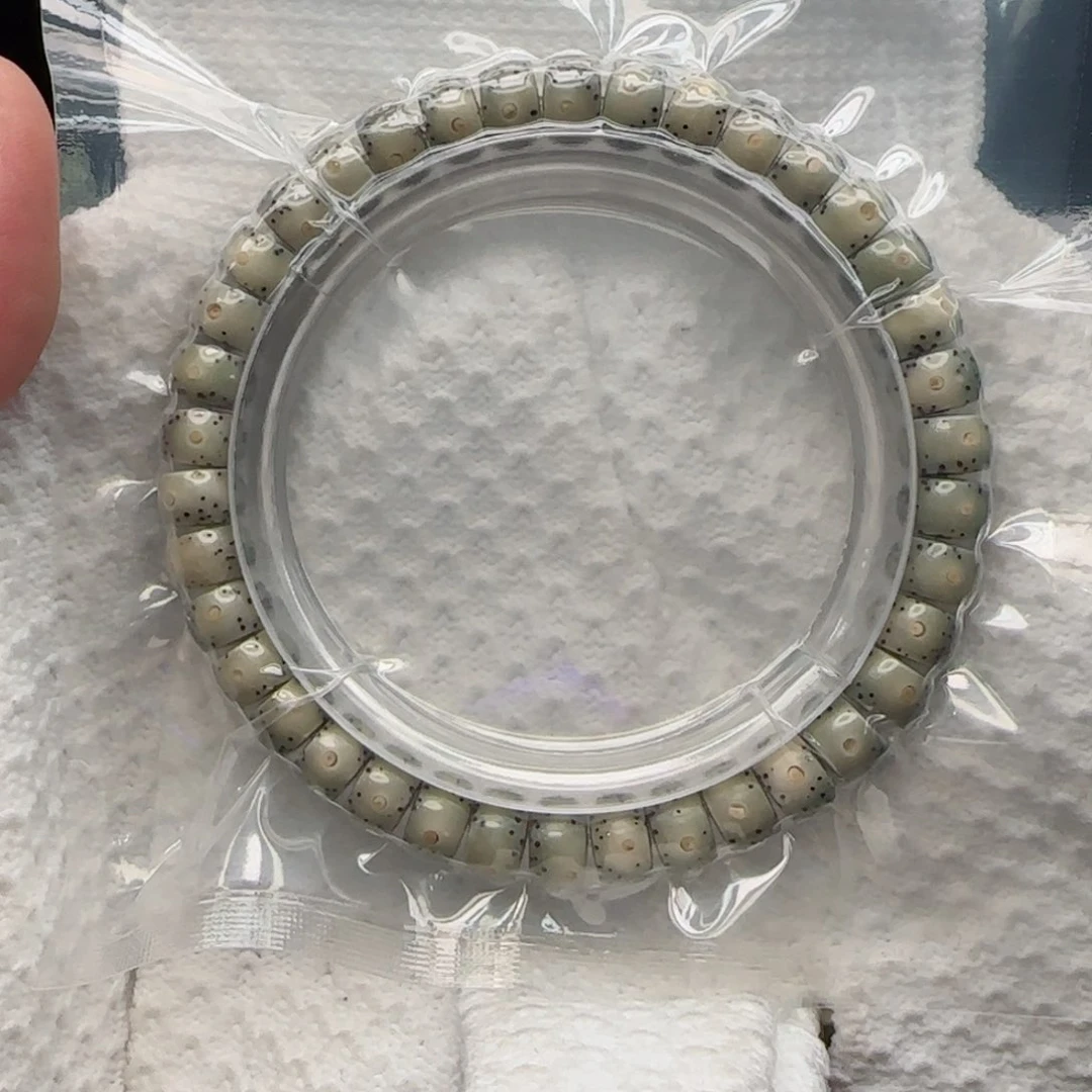 星月菩提手串药片糯冰大眼睛5*8