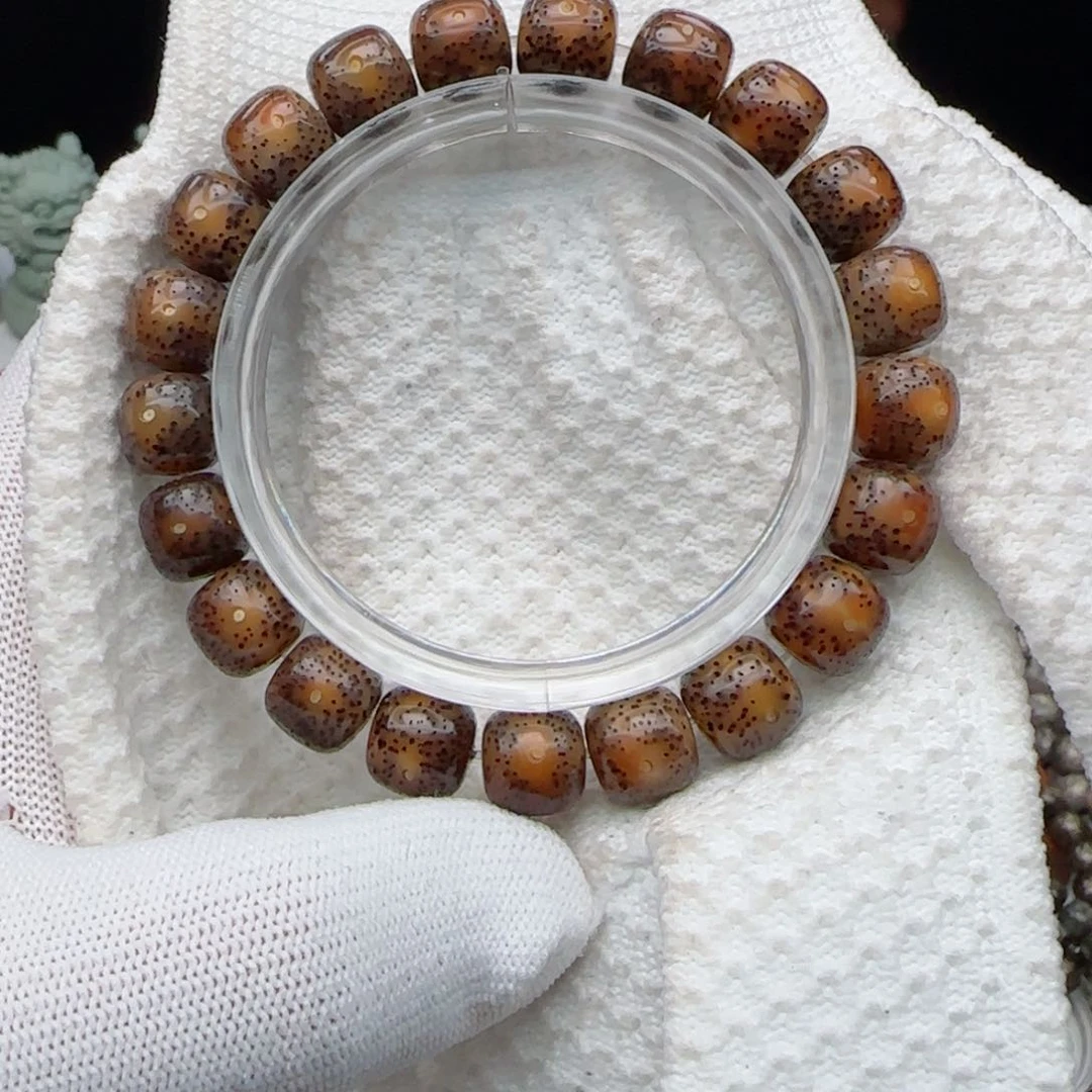 星月菩提手串冰糖玻璃体火烧云11*10头条