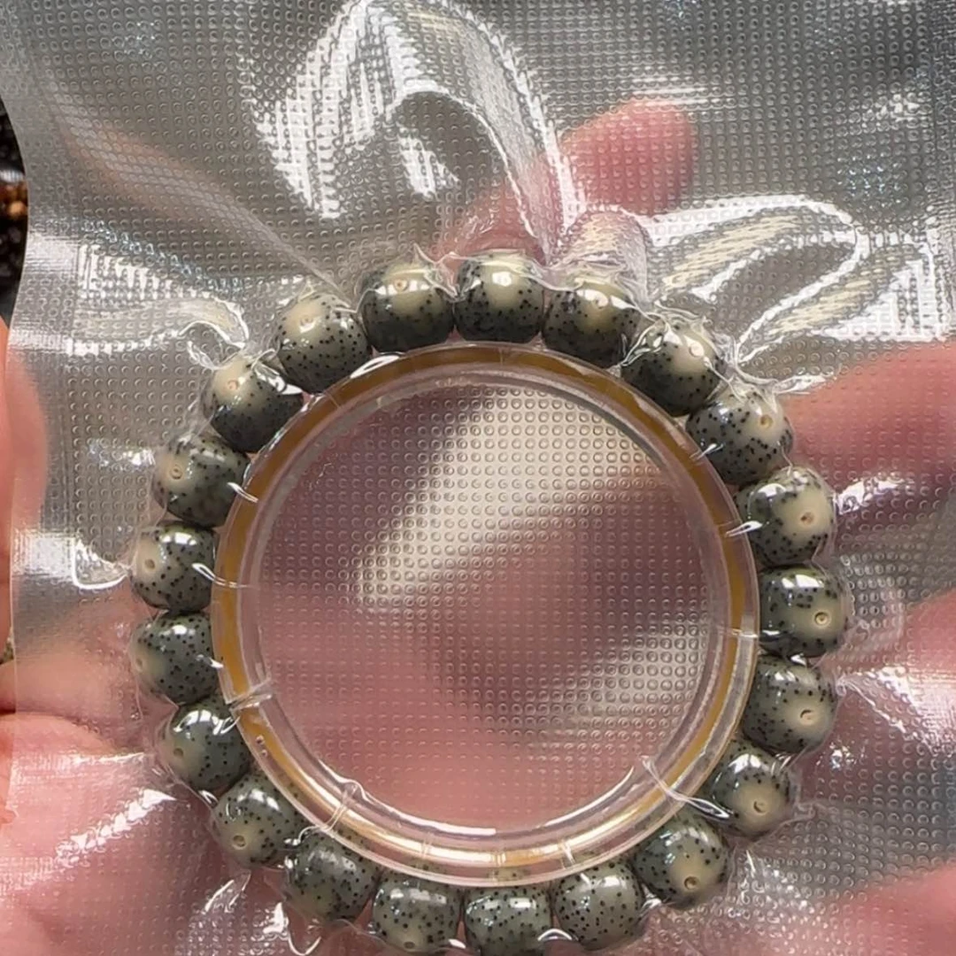 【闪购商品】星月菩提手串星**落奶奶灰同枝绿包白大眼睛11*10