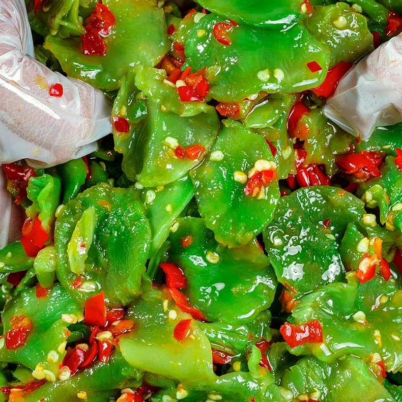 食当头剁椒莴笋瓶装即食开味咸菜酱菜无添加剁椒酱脆爽下饭菜