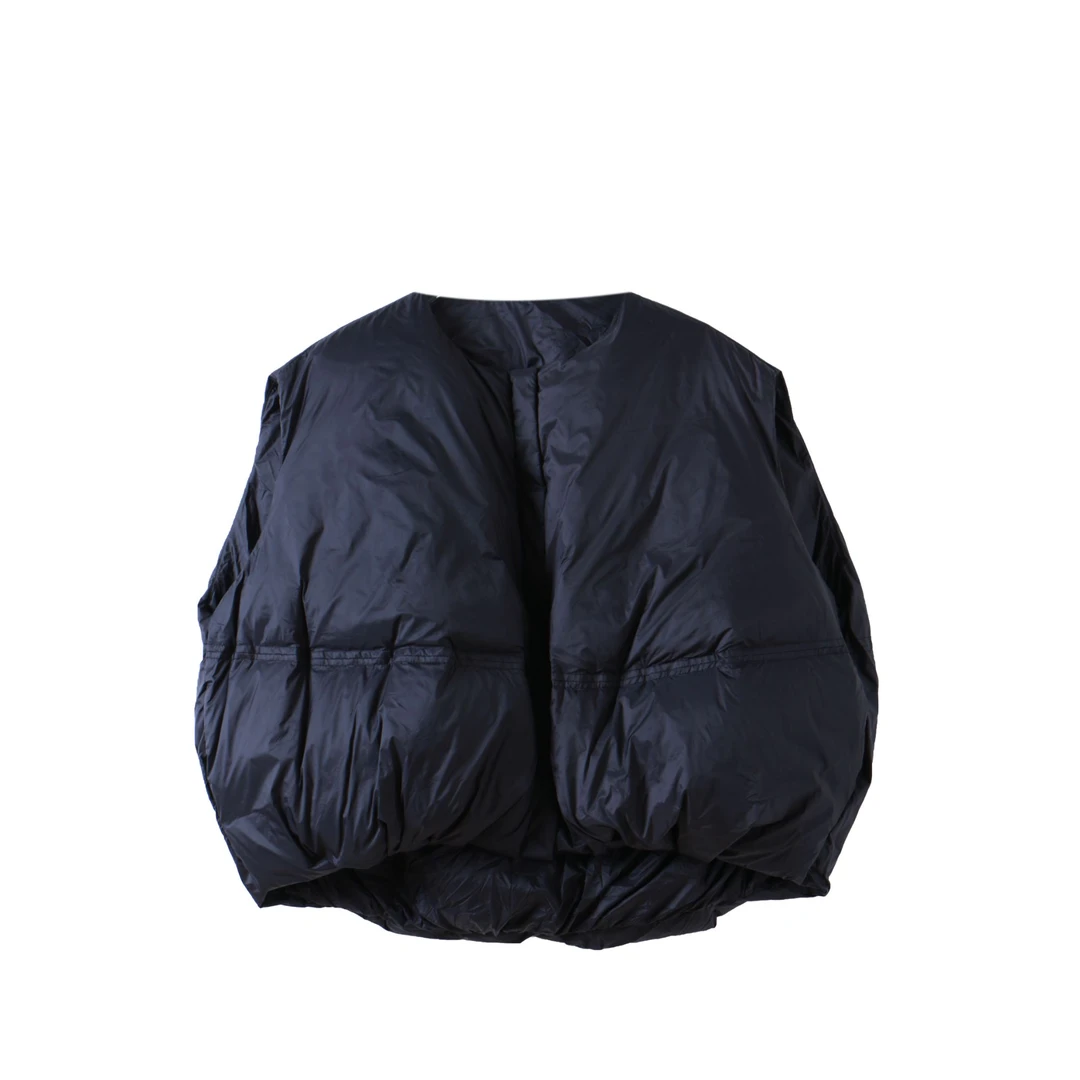 白鸭绒羽绒马甲女外搭短款背心秋冬新款欧货坎肩马甲SY123