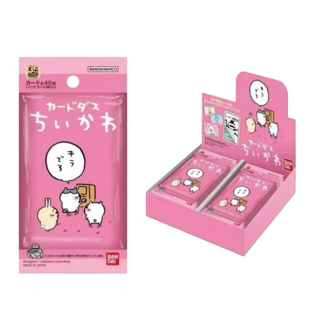 满百包邮chiikawa万代撕拉卡片单包