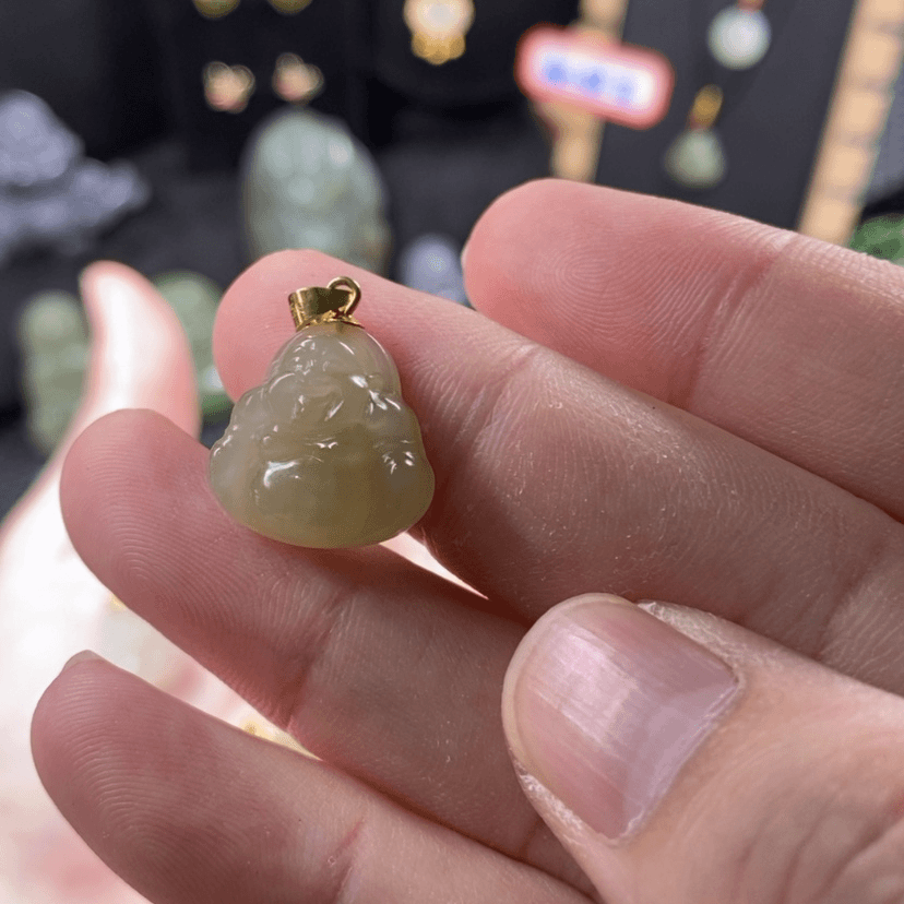 【闪购商品】和田玉颈饰银S925镶嵌
