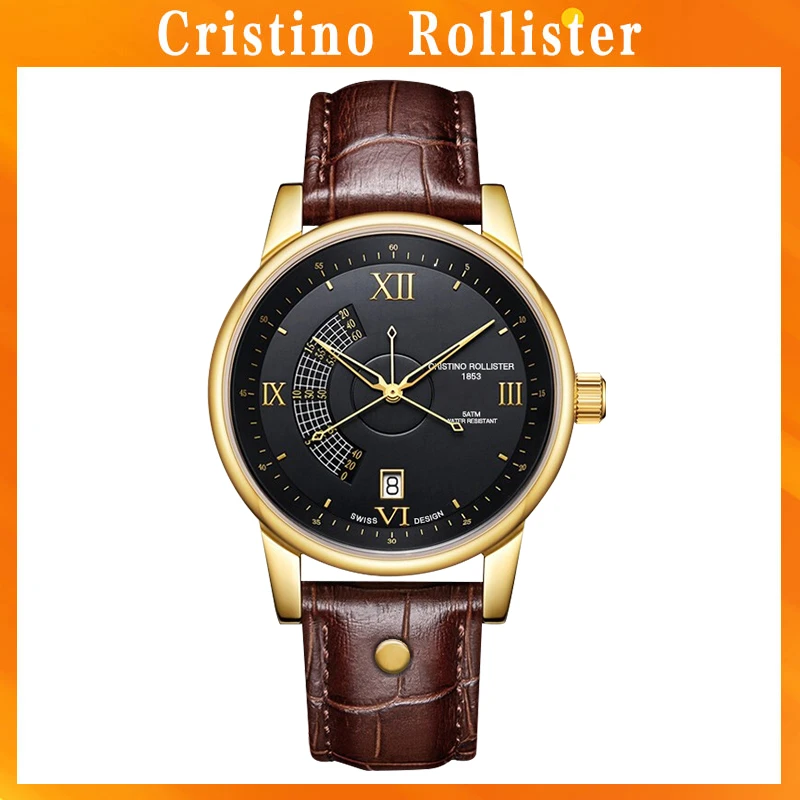 瑞士Cristino Rollister天文家系列男士气质手表BZ001