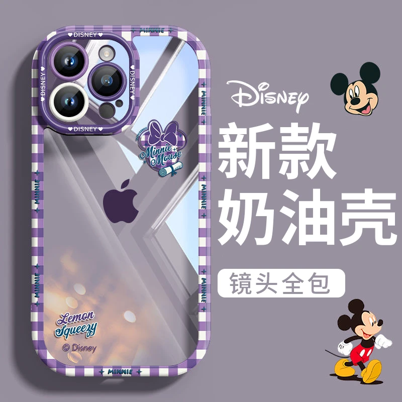 黑框米妮适用苹果15/14promax手机壳13全包12华为/oppo/小米/vivo