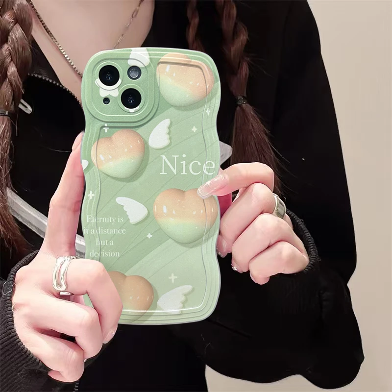 【苹果/华为/OPPO/VIVO/小米/荣耀】平面爱心14/13防摔12手机壳11