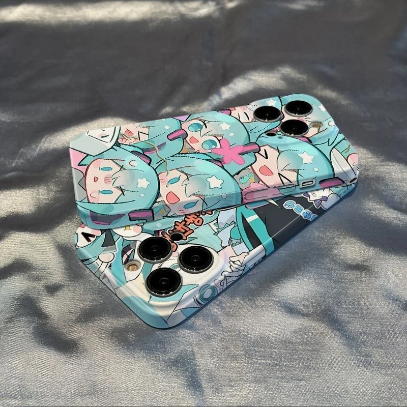 初音未来适用苹果15/14promax手机壳13全包12华为/oppo/小米/vivo