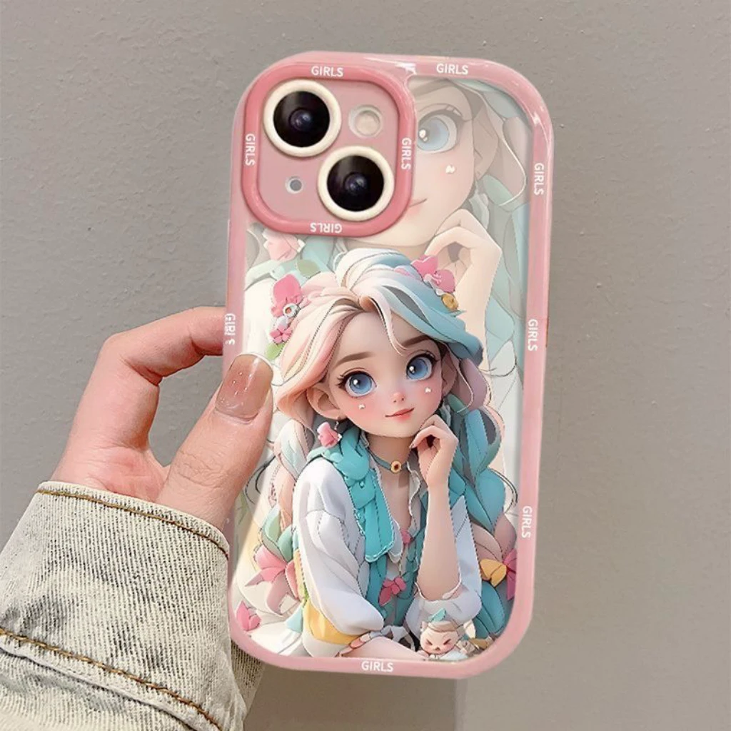 项链女孩适用苹果15/14promax手机壳13全包12华为/oppo/小米/vivo