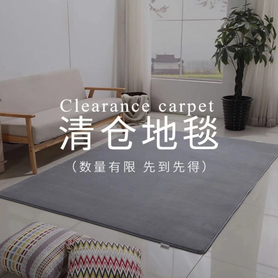 【瑕疵清仓】C101-C200客厅地毯卧室平铺入户门防滑垫子地垫可裁剪