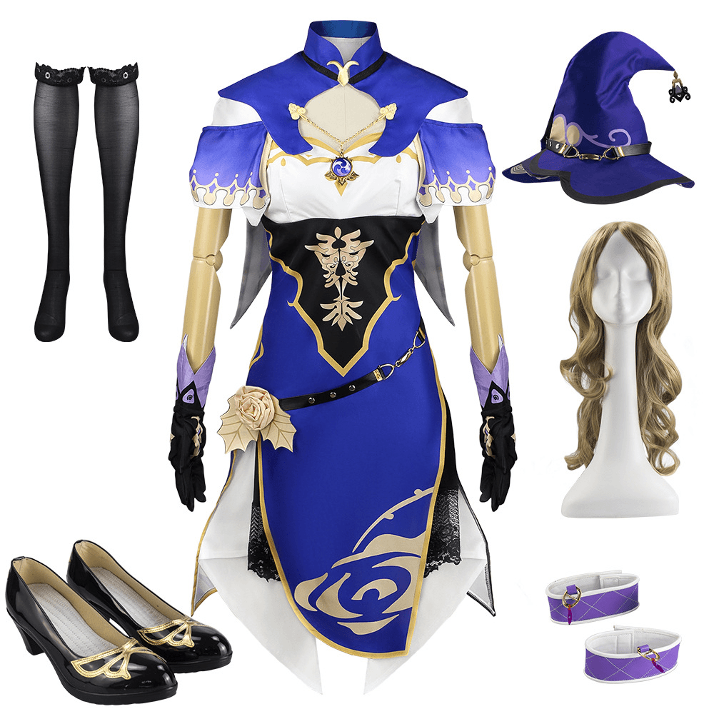 原神cos服蔷薇魔女丽莎c服游戏套装少女cospaly动漫服装