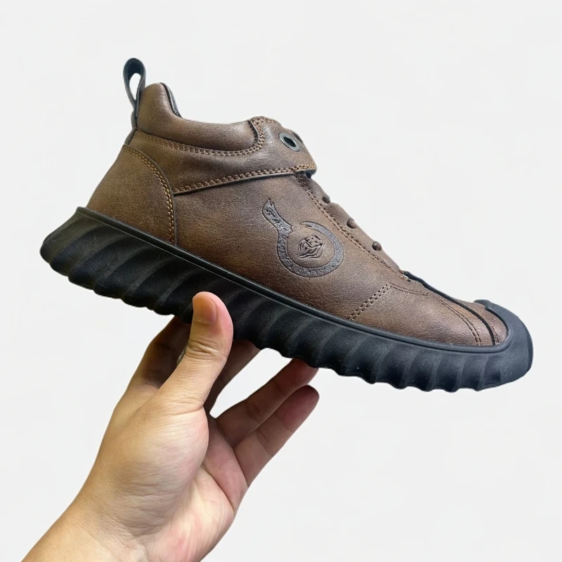 秋冬季男士百搭休闲运动鞋休闲潮鞋加绒保暖时尚运动跑步鞋M-A31