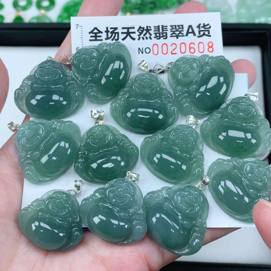 【闪购商品】翡翠挂件银S925镶嵌多样性发其1件