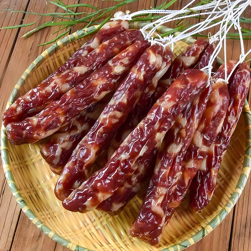 风干腊肠咸味香肠江西特产腊肠纯肉手工腊肠农家土猪香肠咸肠