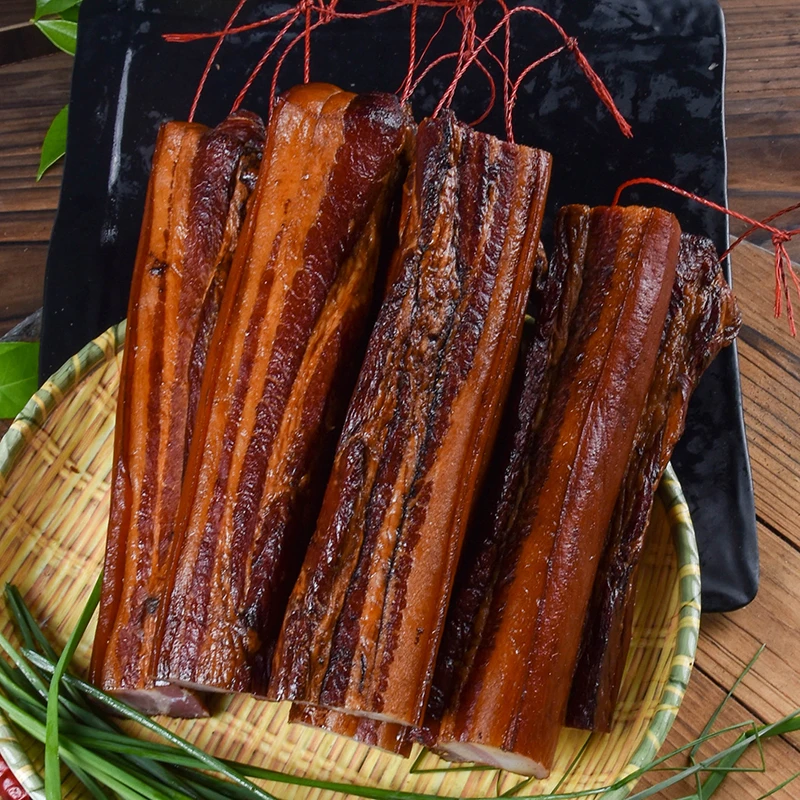 烟熏腊肉农家手工江西特产烟熏五花腊肉老咸肉非湖南湘西