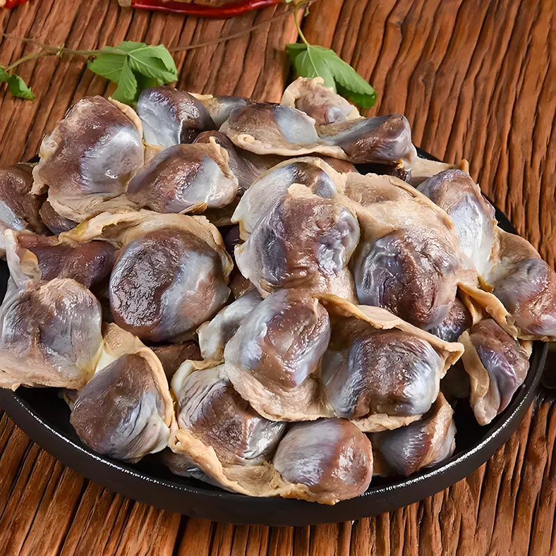 江西特产风干腊味鸭胗咸鸭胗大个鸭胗农家腌制风干鸭胗遂川鸭庆子