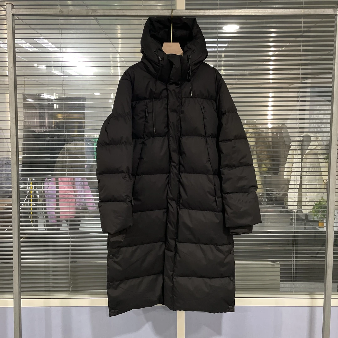 冬季新款黑金百搭日常保暖连帽抽绳女款外套日常通勤休闲穿搭