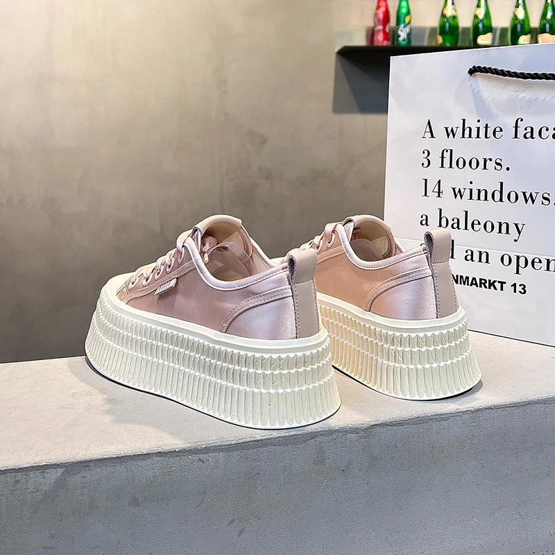 爆款厚底小白鞋女鞋子夏季薄款小众ins休闲学生运动板鞋女AA1252