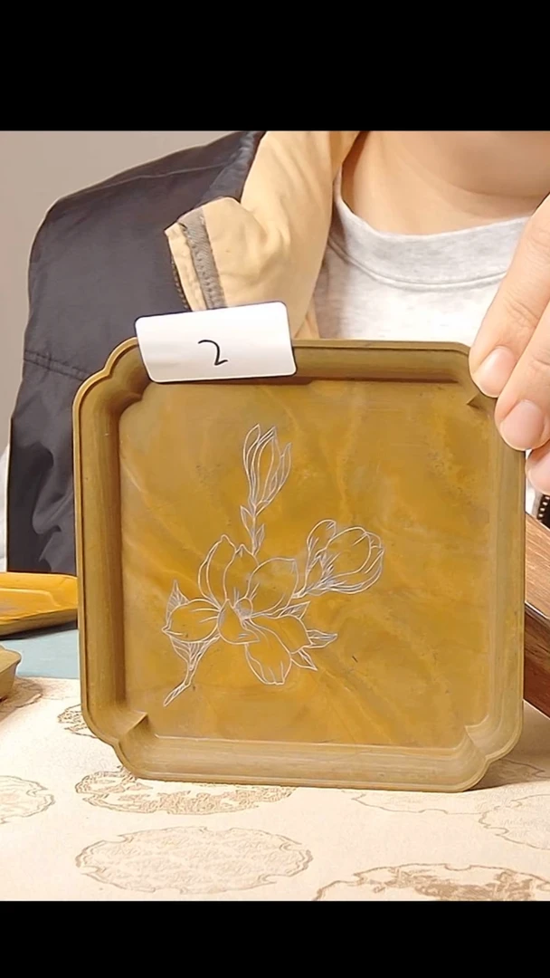 【闪购商品】松花石砖雕A****u壶承