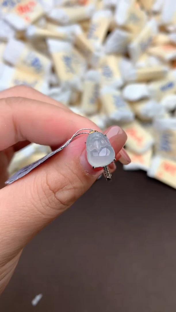 【闪购商品】翡翠戒指银S925镶嵌一