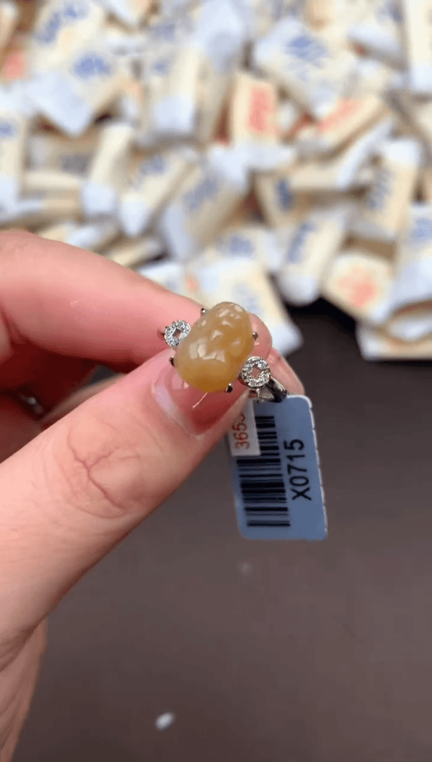 【闪购商品】翡翠戒指/指环银S925镶嵌一