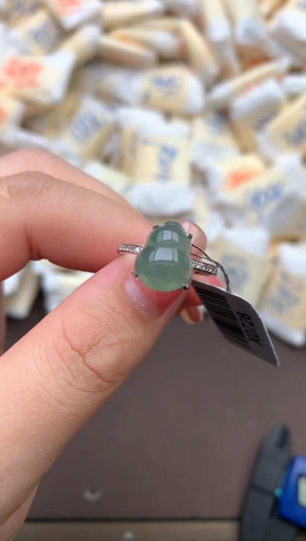 【闪购商品】翡翠戒指银S925镶嵌一