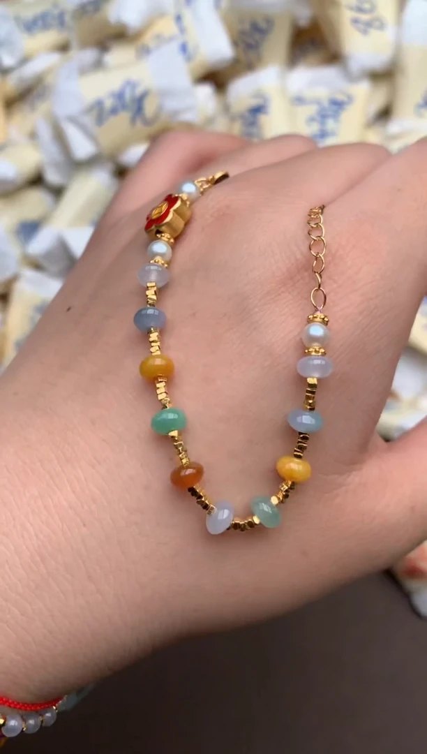 【闪购商品】翡翠手链银S925镶嵌一